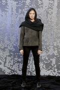 Knitting set Hooded scarf  with knitting instructions in...