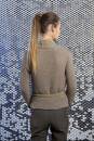 Knitting set Wrap-front jacket MERINO 400 LACE with knitting instructions in garnwelt box