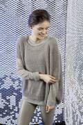 Strickset Kurzarmpullover mit Anleitung in garnwelt-Box S-M