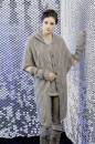 Knitting set Coat with hood MOHAIR LUXE with knitting instructions in garnwelt box in size S-M