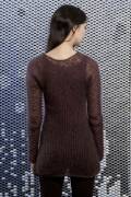 Knitting set Long sweater MOHAIR LUXE with knitting instructions in garnwelt box in size S