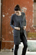 Strickset Mantel Lang Yarns NOVENA mit Anleitung in garnwelt-Box S