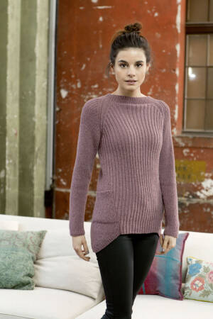 Strickset Pullover Lang Yarns NOVENA mit Anleitung in garnwelt-Box S