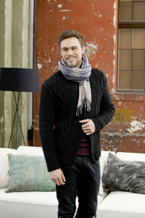 Strickset Jacke Lang Yarns YAK mit Anleitung in garnwelt-Box