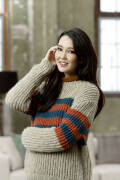 Strickset Pullover Lang Yarns DONEGAL / ALPACA SUPERLIGHT mit Anleitung in garnwelt-Box S