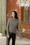 Knitting set Raglan sweater  with knitting instructions in garnwelt box in size S