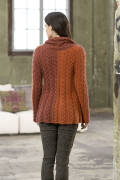 Strickset Zopfpullover Lang Yarns ASIA / MOHAIR LUXE mit...