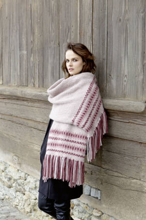 Strickset Stola mit Anleitung in garnwelt-Box one size