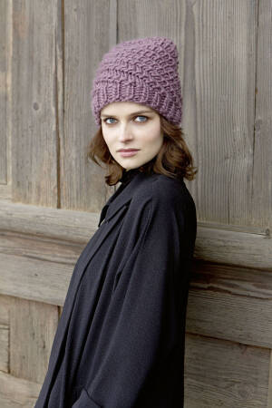 Strickset Mütze Lang Yarns VIRGINIA mit Anleitung in garnwelt-Box