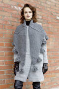 Knitting set Triangular shawl  with knitting instructions...