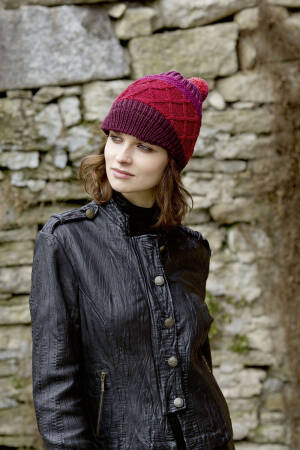 Knitting set Hat MERINO+ with knitting instructions in garnwelt box