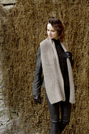 Strickset Schal Lang Yarns MALOU / MALOU LIGHT mit Anleitung in garnwelt-Box one size