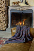 Knitting set Blanket MALOU LIGHT with knitting instructions in garnwelt box in size one size