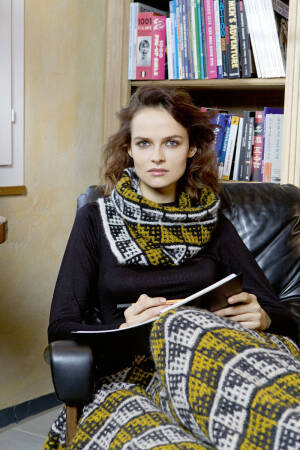 Strickset Rundschal Lang Yarns MALOU LIGHT mit Anleitung in garnwelt-Box one size